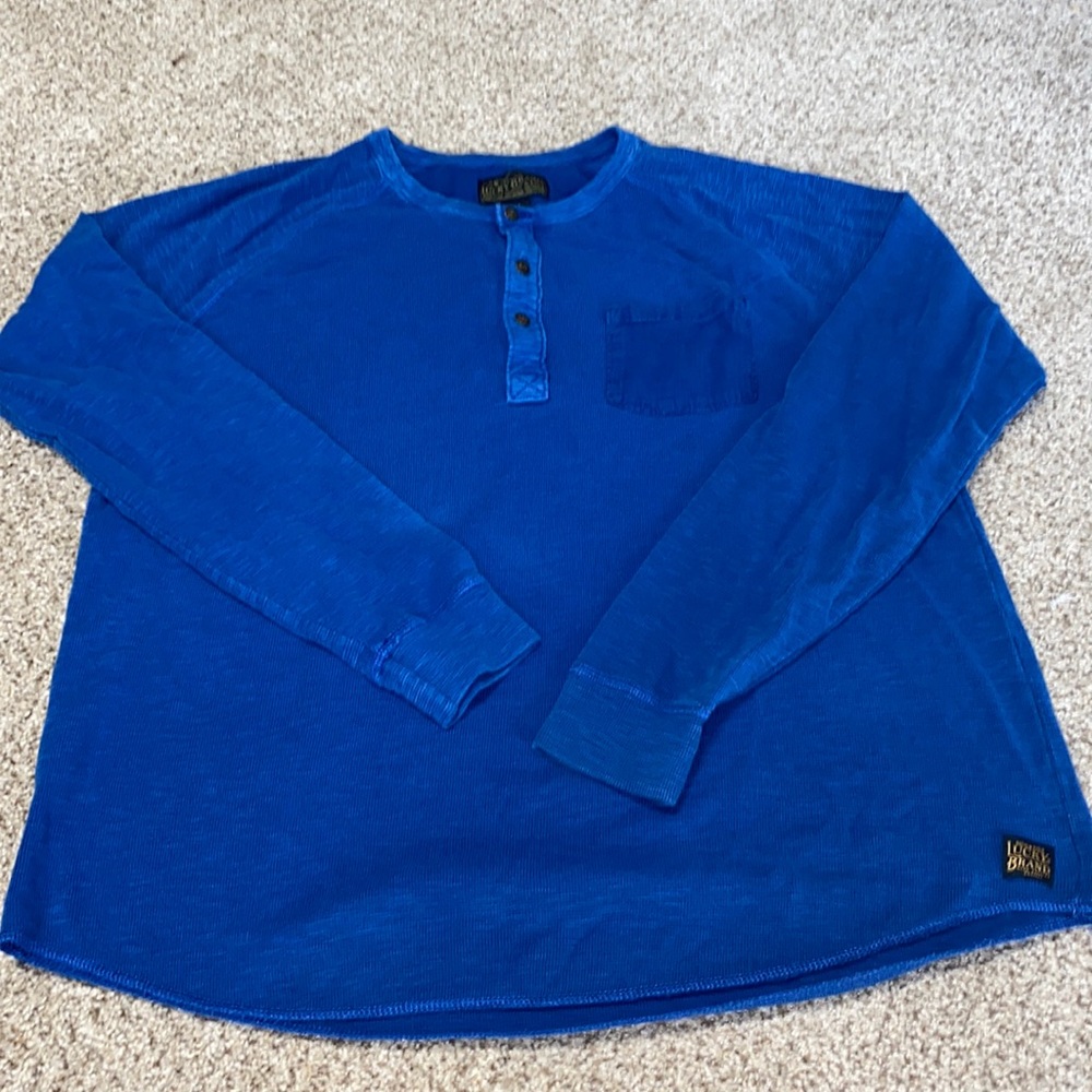 Men’s lucky brand long sleeve shirt